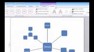 como hacer un mapa mental en word [upl. by Arabella]