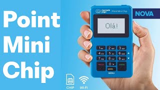 Maquininha Point Mini Chip  Mercado Pago Como configurar [upl. by Allveta]