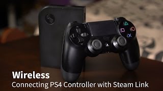 How Connect PS4 Controller with Steam Link Wireless [upl. by Docilla]