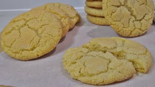 Easy Classic Sugar Cookies  No Mixer Needed [upl. by Naehs]