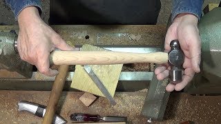 Offset Turning  Hammer Handle [upl. by Schreiber174]