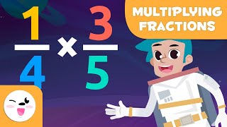 Fraction Multiplication  Space Math for Kids [upl. by Norling]