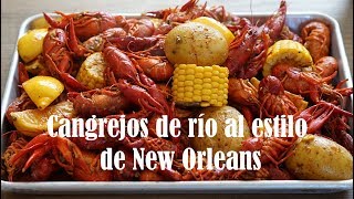 Cangrejos de río al estilo de New Orleans [upl. by Annamaria842]