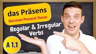 German Tenses  The German Present Tense Explained  A1 Beginner [upl. by Parrish]