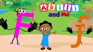 The Letter F  Educational Phonics Song from Africa [upl. by Pepin]