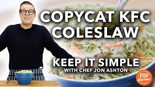 Homemade KFC Coleslaw  Keep It Simple [upl. by Ernestus]