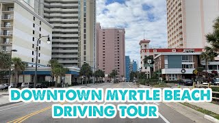 Downtown Myrtle Beach South Carolina on a COMPLETELY EMPTY Day [upl. by Barboza558]