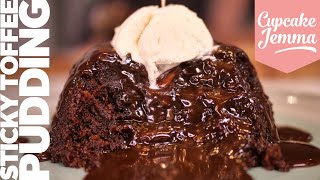 Steamed Sticky Toffee Pudding Recipe amp Tutorial  Cupcake Jemma [upl. by Sayers]