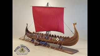 Oseberg Viking Longboat Model Ship [upl. by Herbert]