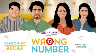 Wrong Number  Season 1 Recap  Ft Apoorva Ambrish Badri amp Anjali  RVCJ Originals [upl. by Iggam]