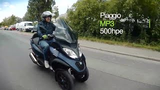 Test Piaggio MP3 500hpe 2020 [upl. by Asirrak732]