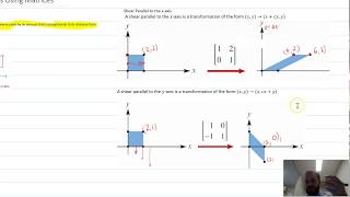 Shear Transformations Using Matrices [upl. by Merwin]