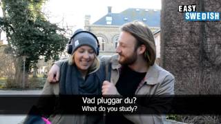 Easy Swedish 2  What do you study [upl. by Niotna]