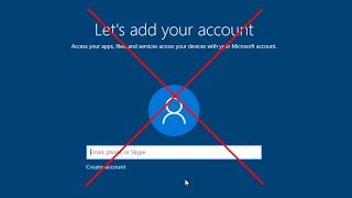 Windows 10 Kurulumunda Microsoft Hesabı Ekranı Nasıl Atlanır [upl. by Gayleen]