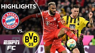 Bayern Munich vs Borussia Dortmund  Bundesliga Highlights  ESPN FC [upl. by Otilrac651]