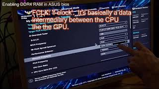 Enabling Memory in an ASUS bios enabling RAMDDR4 [upl. by Bonnell]