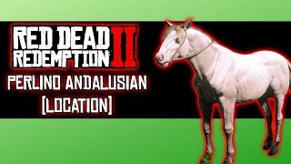 Perlino Andalusian Wild Horse Location  Red Dead Redemption 2 [upl. by Atsed]