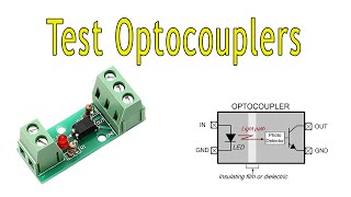 How Optocoupler Work  Testing Optocouplers [upl. by Devina]