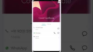 How to download COVID vaccination certificate on whatsapp [upl. by Aryc]