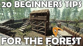 20 Beginners Tips for The Forest  Survival Game Guide [upl. by Kceb554]