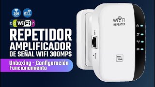 Repetidor WiFi Amplificador WiFi  Configuración  Unboxing [upl. by Pontias592]