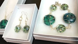 Turn Dollar Tree Glass Stones into Beautiful Jewelry [upl. by Hallie921]