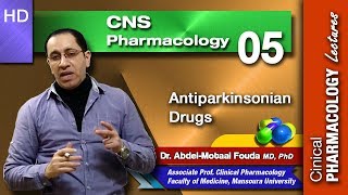 CNS Pharmacology Ar 05 Antiparkinsonian drugs [upl. by Ferullo437]