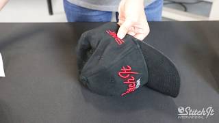 Stitch Tip Embroidering on the Side of a Cap [upl. by Vivia]