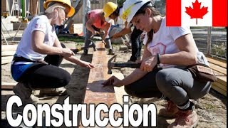 Trabajos de construcción en Canadá cuanto pagan [upl. by Emalee351]