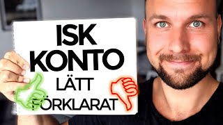 Investeringssparkonto ISK konto  Enkelt förklarat [upl. by Ahsikram65]