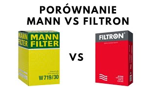 Porównanie filtrów Mann VS Filtron  cena jakość [upl. by Burns]