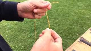 How to Tie the Improved Clinch Knot Fly to Leader [upl. by Yesak]