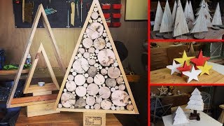 TOP 5 IDÉES DE DÉCORATION POUR NOËL  DIY BOIS [upl. by Nylasor957]