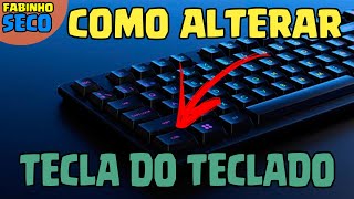 Como Alterar Teclas do Teclado  SEM SHARPKEYS   Configurando pelo Command Shell  Fabinho Seco [upl. by Giglio376]