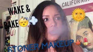 Wake amp Bake Stoner Makeup Getting Stoned amp Getting Ready Pt 1 [upl. by Nelav662]