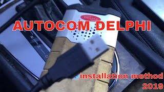 AUTOCOM DELPHI Installation 2019 [upl. by Aerdno199]