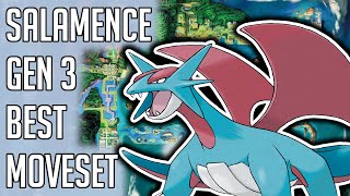 Salamence Gen 3 Best Moveset  Salamence Best Moveset Moves Pokemon Emerald Ruby Sapphire Red Green [upl. by Noimad]