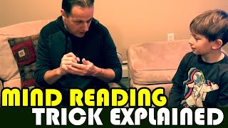 Mind Reading Trick Explained [upl. by Emya]