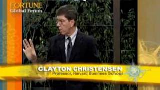 Disruptive Innovation  Clayton Christensen Part 3 [upl. by Neehcas]