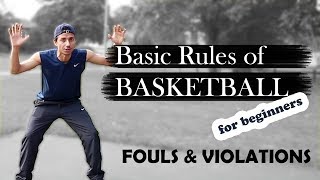 Basic rules of Basketball Fouls amp Violations [upl. by Carew126]