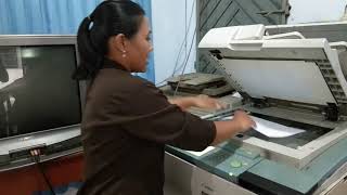 Procedure how to copy document using photocopy machine [upl. by Aikaj859]