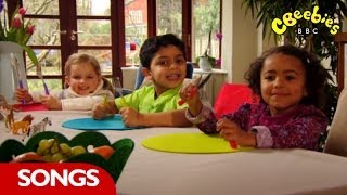 CBeebies  Whats On Your Plate  Lunchtime Song [upl. by Aibat]