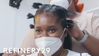 I Got 24 Inches Of Stitch Braids  Hair Me Out  Refinery29 [upl. by Onit766]