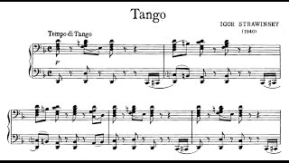 STRAVINSKY Tango 1940 Konstantin Semilakovs [upl. by Lyons558]