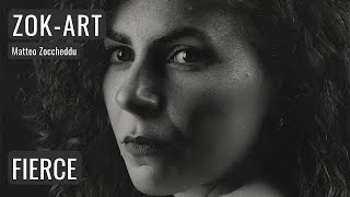 Hyperrealistic Charcoal Drawing quotFIERCEquot  Timelapse [upl. by Aratihc]