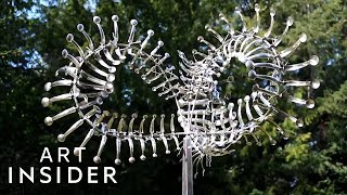 How These Metal Sculptures Move With The Wind [upl. by Brit]