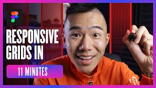 Figma Tutorial Setup a Responsive Grid Layout for UI amp Web Design IN 11 MINUTES [upl. by Estis]