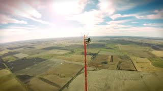 Worlds Tallest TV Tower Climb without Safety Equipment 475m [upl. by Loretta333]