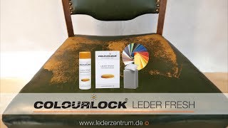 LEDER FARBE AUFFRISCHEN – COLOURLOCK LEDER FRESH Anleitung  COLOURLOCK [upl. by Genisia316]