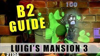 Luigis Mansion 3 B2 walkthrough  100 B2 Boilerworks guide including how to smash the brick wall [upl. by Kittie]